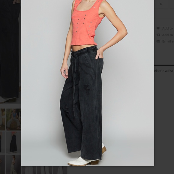 POL Black Flare Pants - Picture 5 of 5